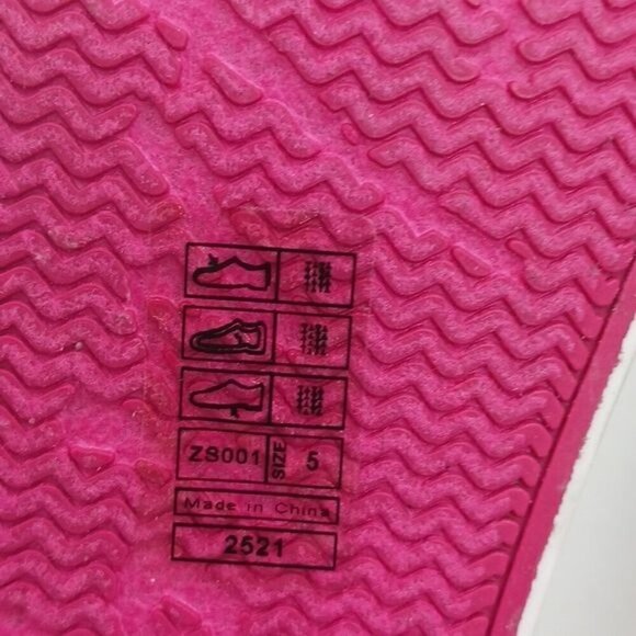 Blowfish Slip-On Sneakers Girls Size 5 Floral Distressed Canvas Shoes No Laces - Picture 8 of 8